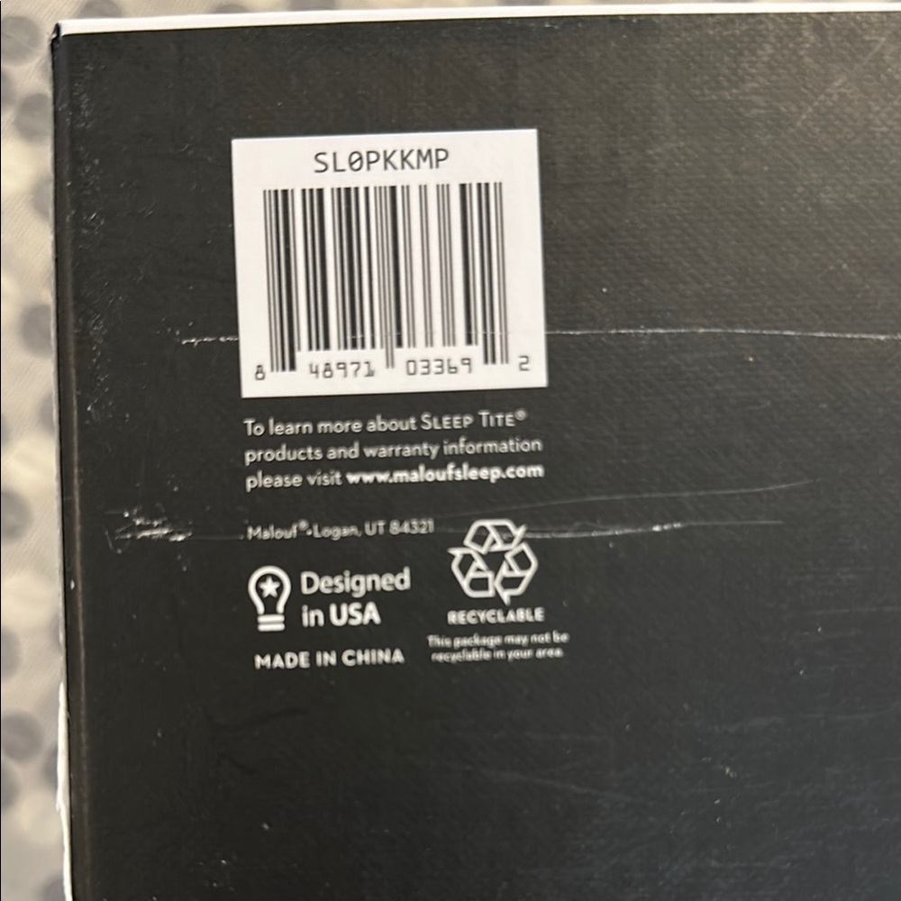 Sleep Tite Prime Smooth Mattress Protector - White- new in original box - Picture 4 of 5